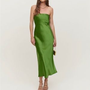 Reformation Joanne Silk Dress Size 12